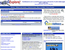 Tablet Screenshot of nudistexplorer.com